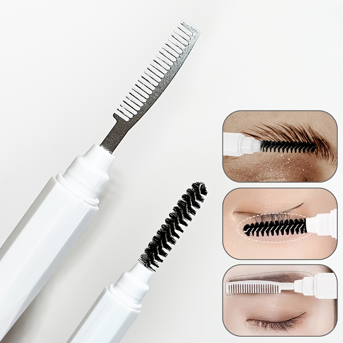 Beauty - Makeup - Eyes - Double Headed Eyebrow And Eyelash Comb