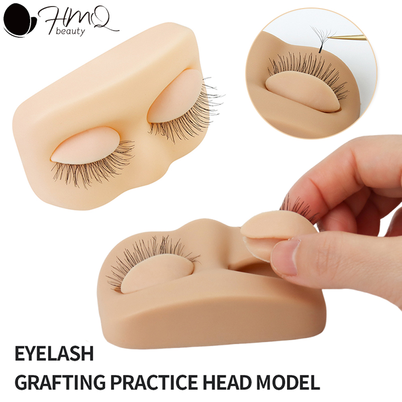 Beauty Makeup Training - Eyelash Extension Practice Head with Removable