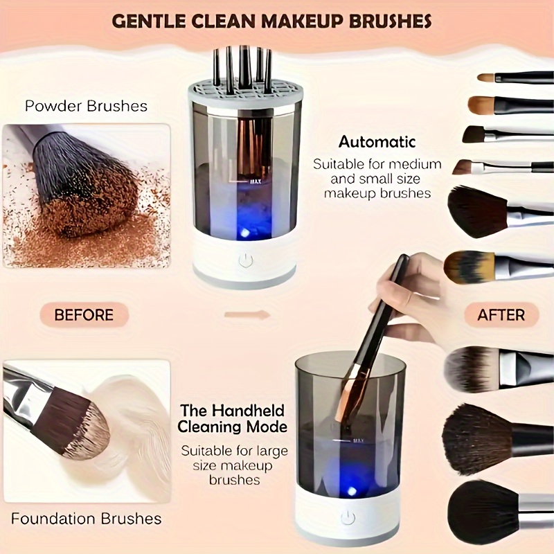 Automatic Electric Makeup Brus - Beauty Makeup Brands ulasan dan harga