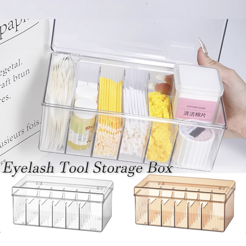 Transparent Eyelash Beauty Org - Beauty Makeup Organizer ulasan dan harga