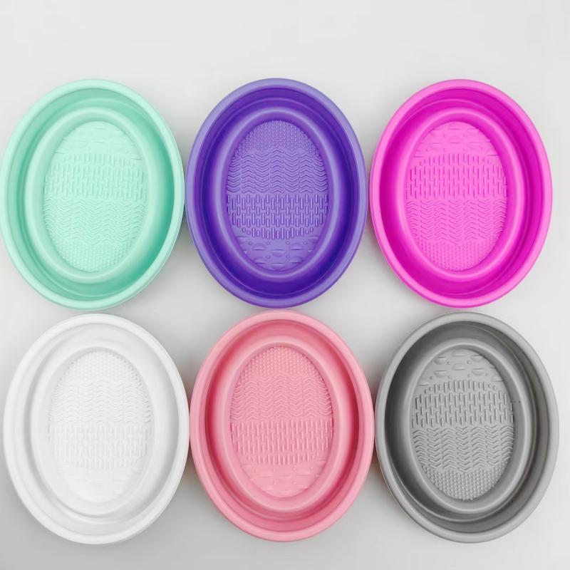 Folding Powder Puff Cleaning B - Beauty Makeup Organizer ulasan dan harga