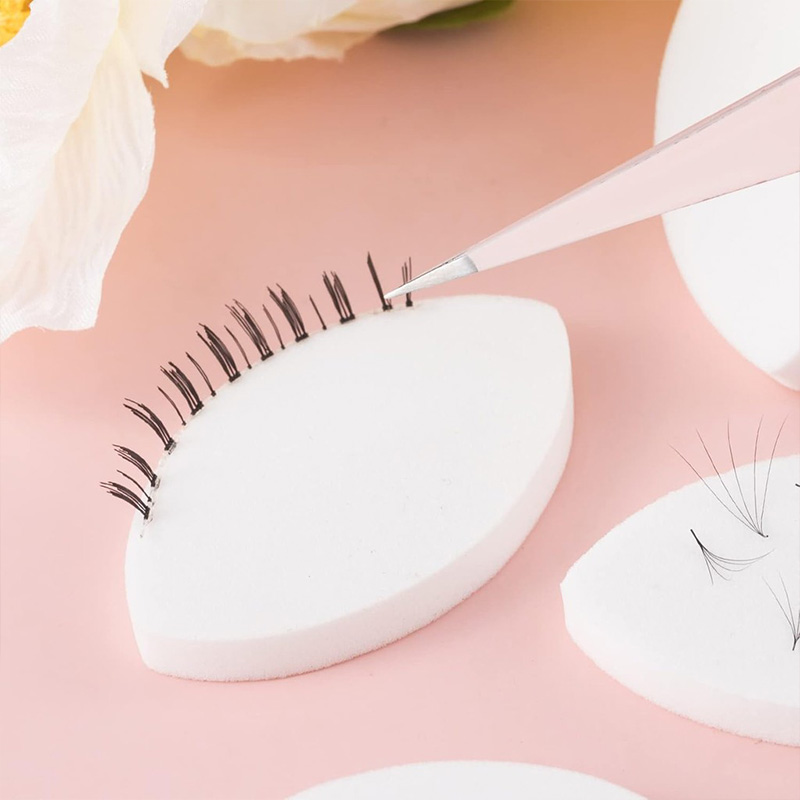 50/10pcs Soft Reusable Eyelash - Beauty Makeup Training ulasan dan harga