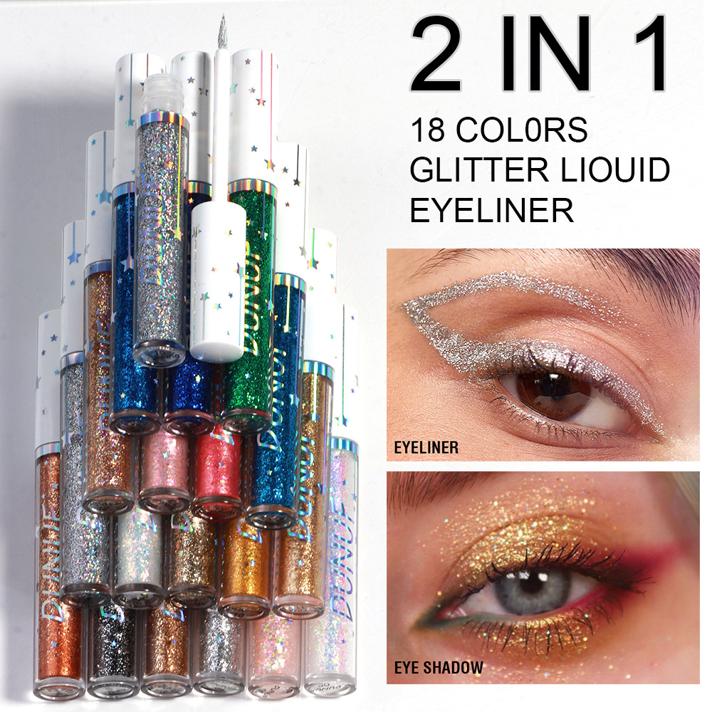 6 Pcs Glitter Eyeliner Set Gol - Beauty Makeup Events ulasan dan harga