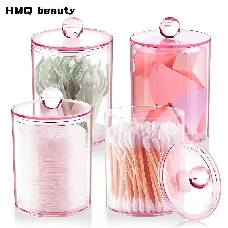 Transparent Cotton Swab Storag - Beauty Makeup Organizer ulasan dan harga