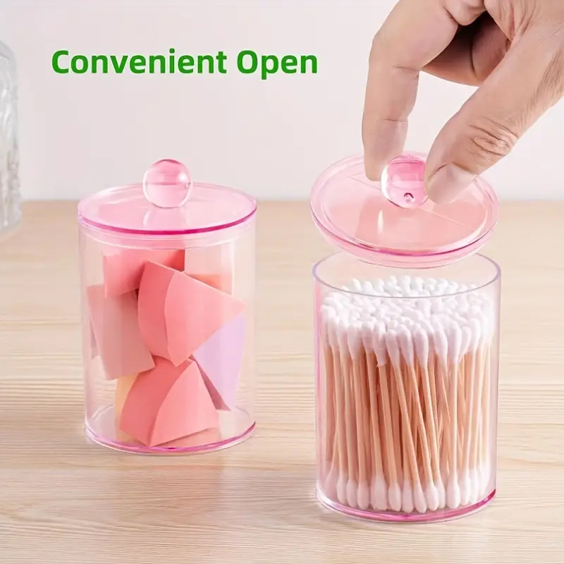 Transparent Cotton Swab Storag - Beauty Makeup Organizer ulasan dan harga