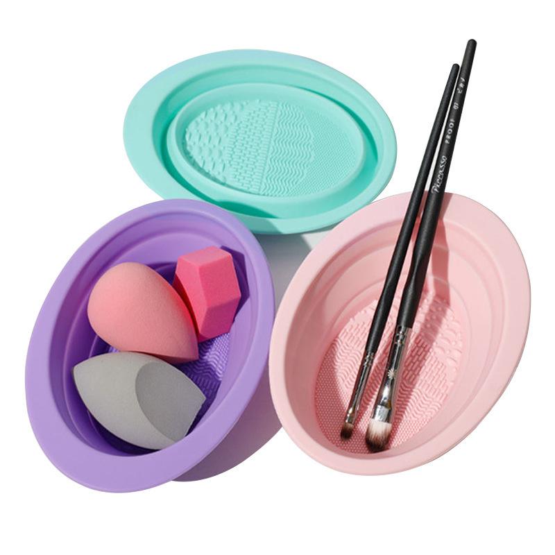 Soft Silicone Makeup Brush Cle - Beauty Makeup Organizer ulasan dan harga