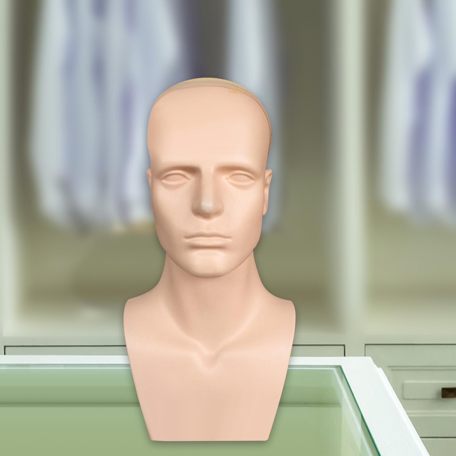 Male Mannequin Head with Shoul - Beauty Makeup Training ulasan dan harga