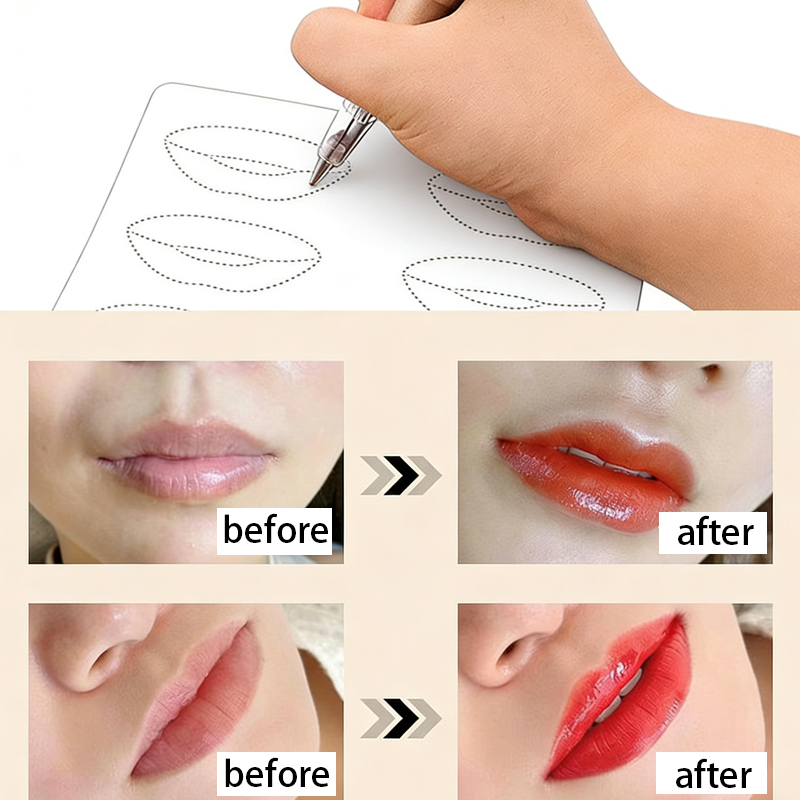 Silicone Tattoo Lips Practice  - Beauty Makeup Training ulasan dan harga