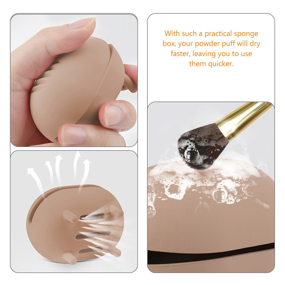 Premium Silicone Makeup Sponge - Beauty Makeup Organizer ulasan dan harga