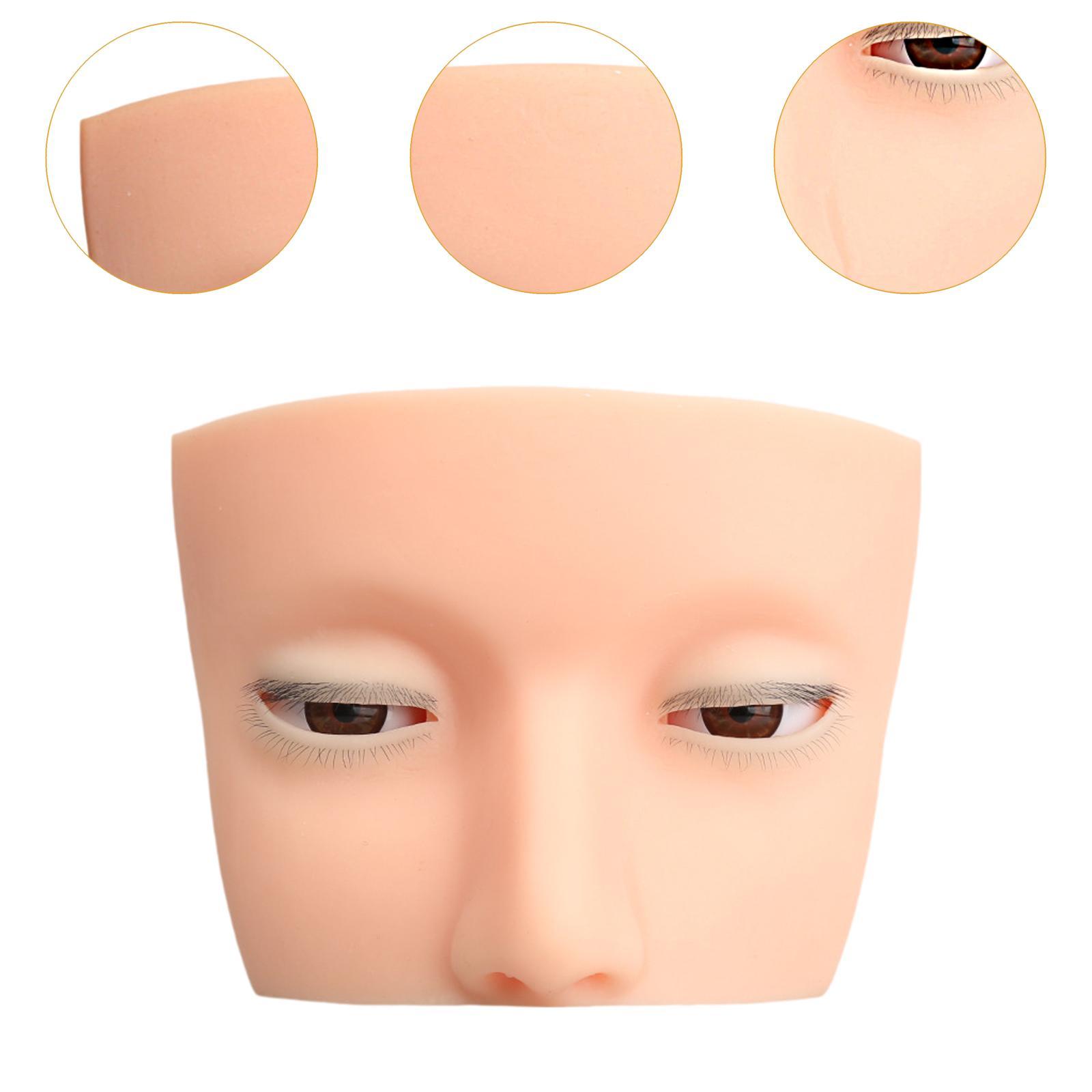 Silicone Eyelash Mannequin Hea - Beauty Makeup Training ulasan dan harga