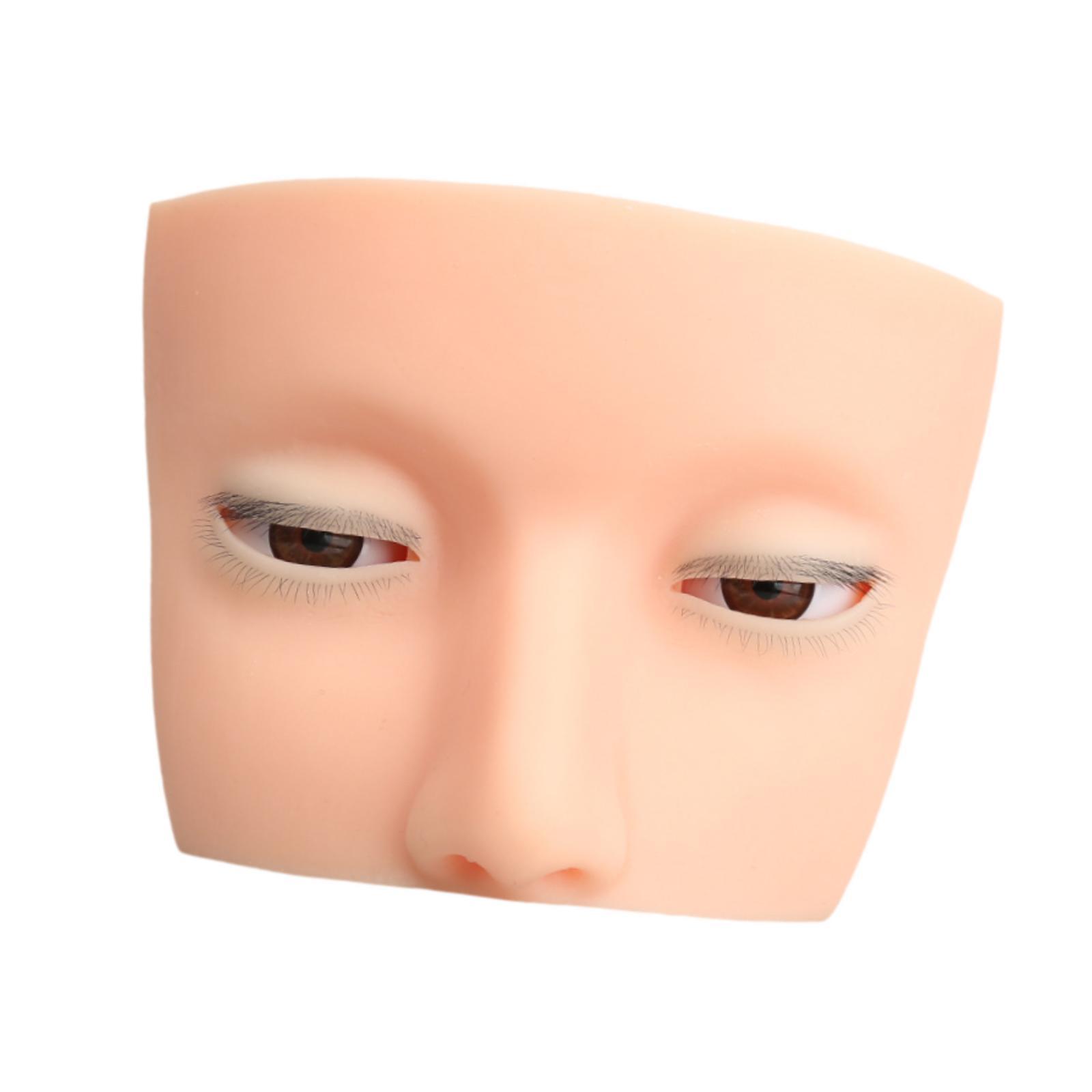 Silicone Eyelash Mannequin Hea - Beauty Makeup Training ulasan dan harga
