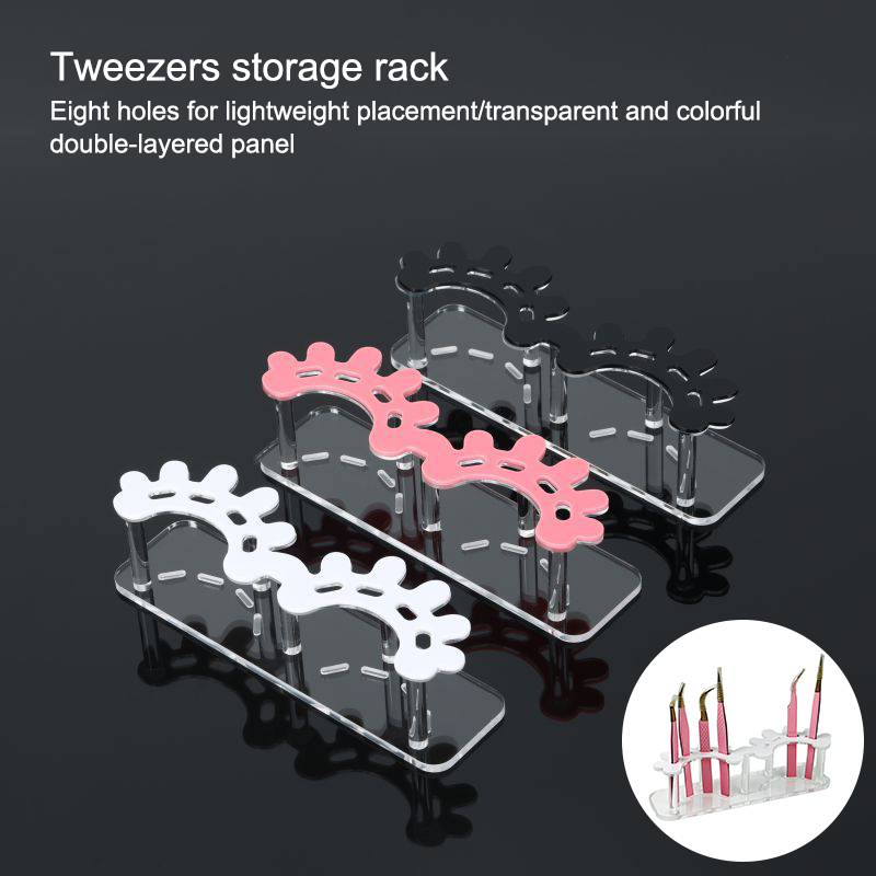 New Acrylic Eyelash Tweezers S - Beauty Makeup Organizer ulasan dan harga