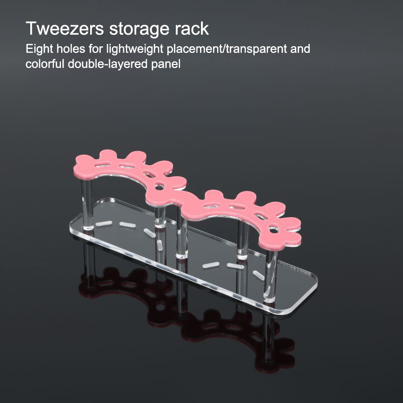 New Acrylic Eyelash Tweezers S - Beauty Makeup Organizer ulasan dan harga