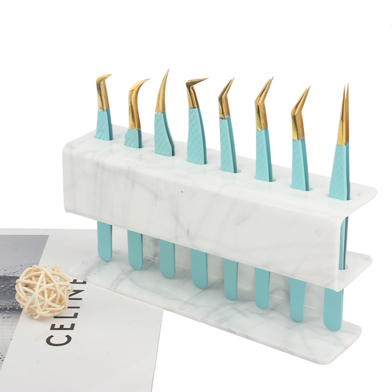 8 Holes Tweezers Display Stand - Beauty Makeup Organizer ulasan dan harga