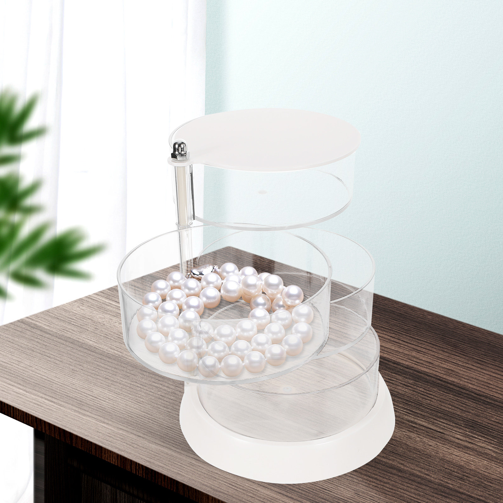4-Tier Rotating Makeup Organiz - Beauty Makeup Organizer ulasan dan harga