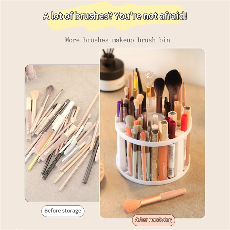 Cosmetic Make-up Brush Storage - Beauty Makeup Organizer ulasan dan harga