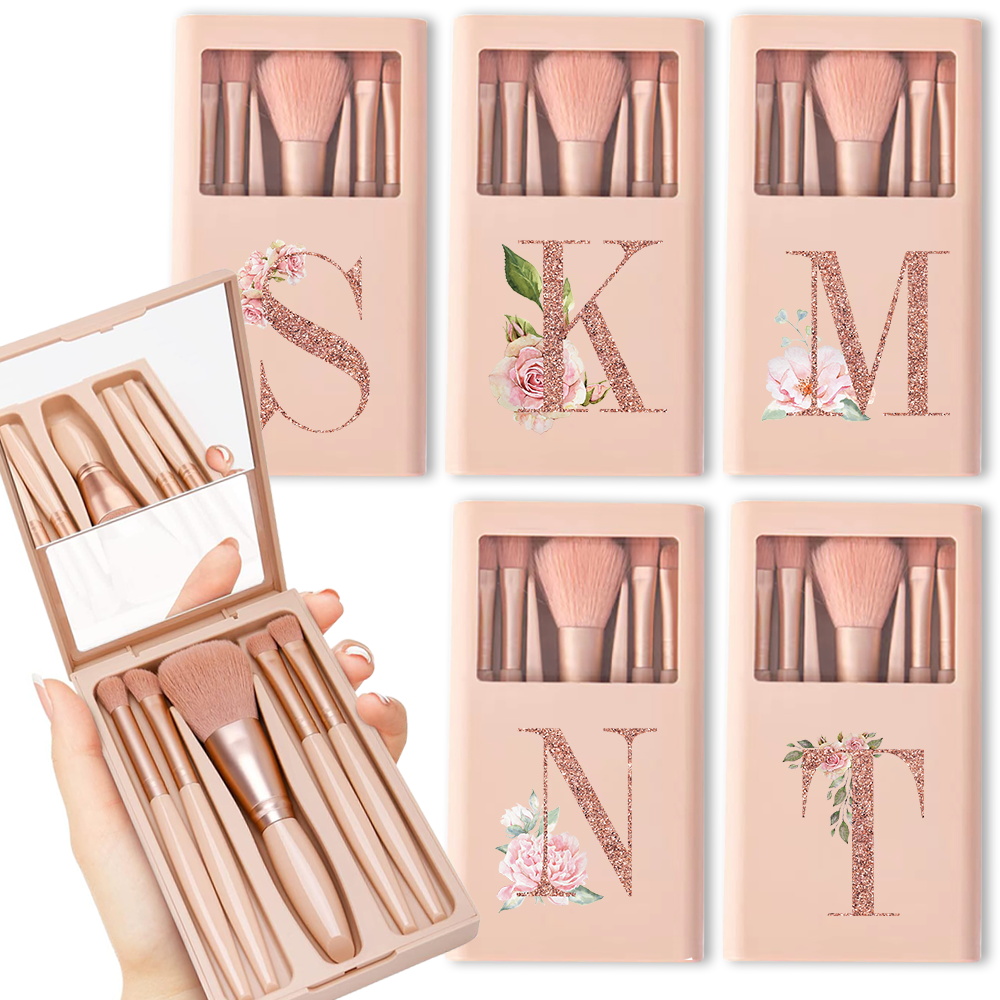 5pcs Cosmetic Brush Kit With M - Beauty Makeup Organizer ulasan dan harga