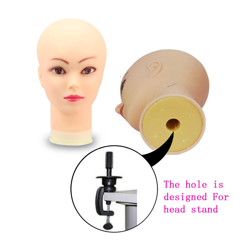 Soft Bald Wig Practice Mannequ - Beauty Makeup Training ulasan dan harga