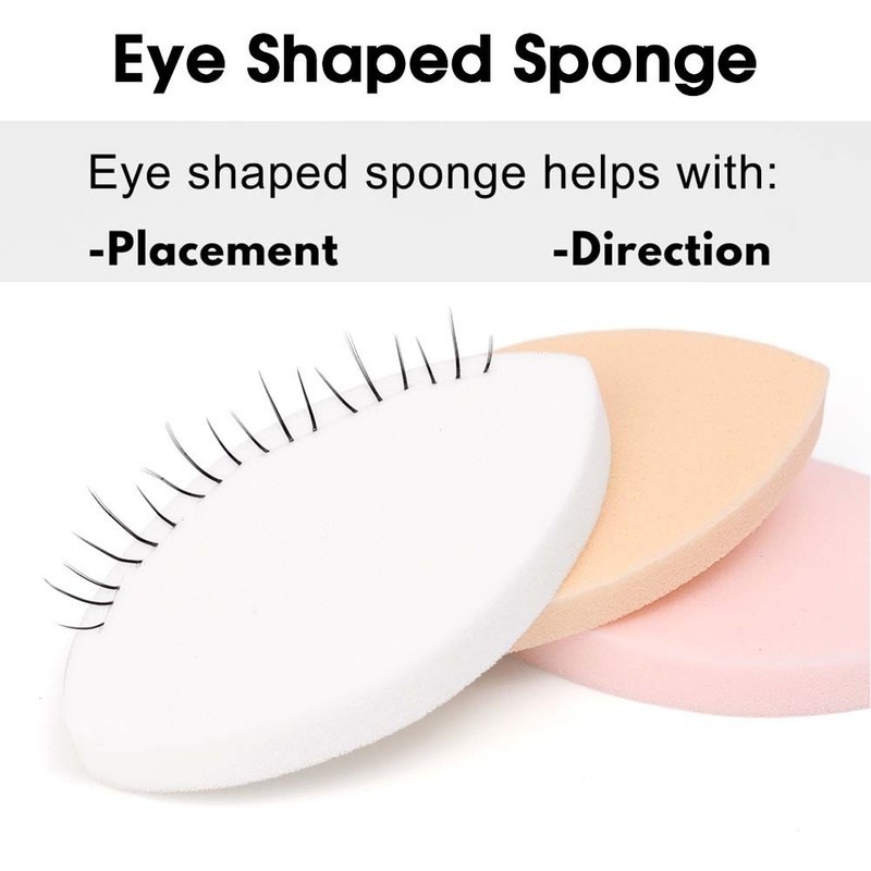 50/10pcs Soft Sponge Fake Eyel - Beauty Makeup Training ulasan dan harga