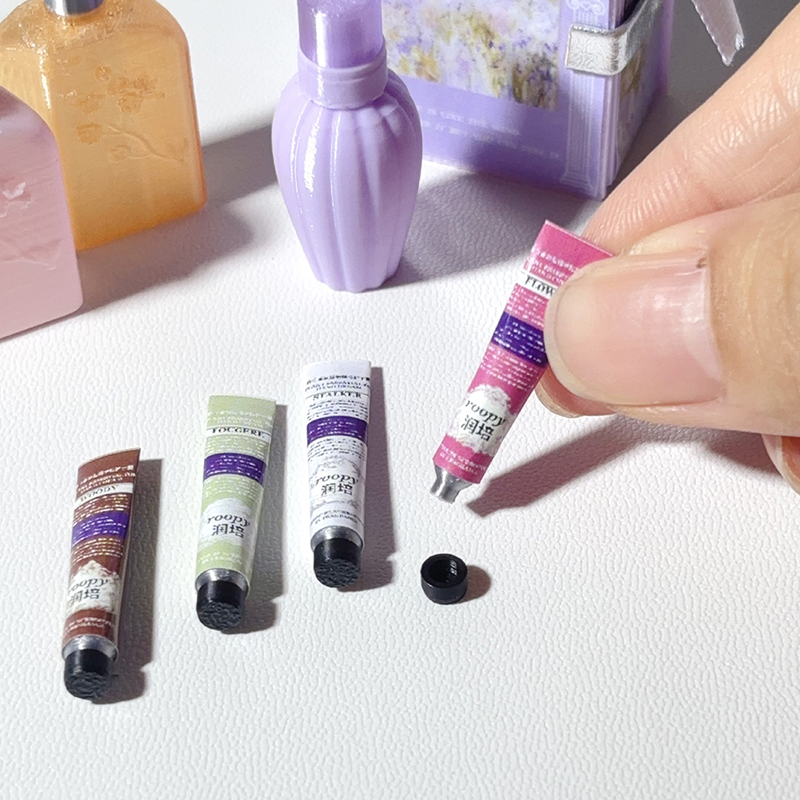 2pcs Dollhouse Scene Miniature - Makeup Beauty House ulasan dan harga