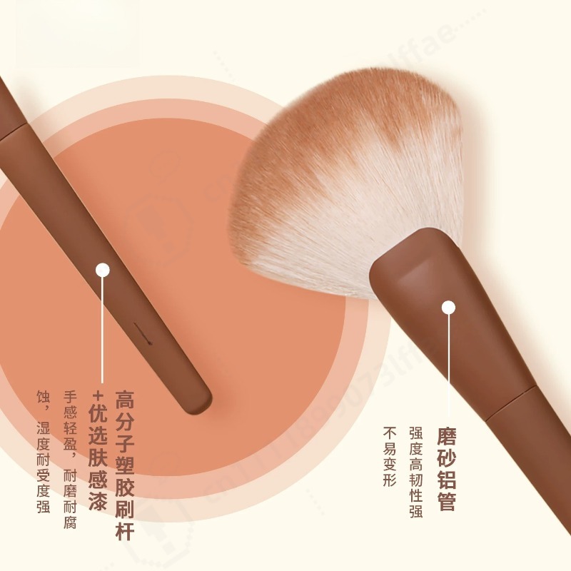 12Pcs Cream Makeup Brush Set S - Makeup Beauty House ulasan dan harga
