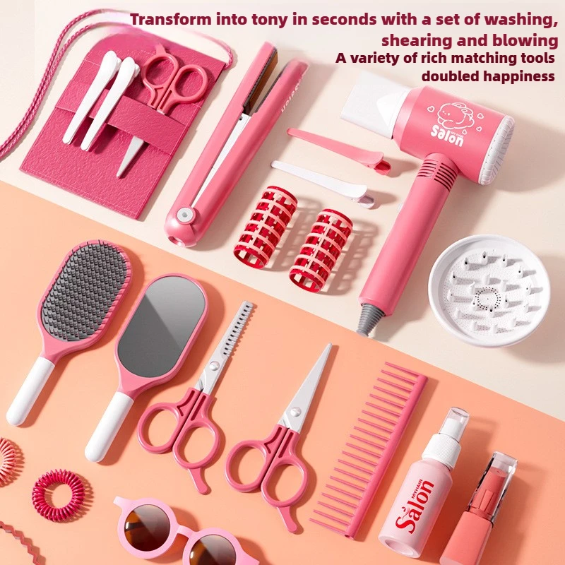 Girls Beauty Salon Set Kids Ha - Makeup Beauty House ulasan dan harga