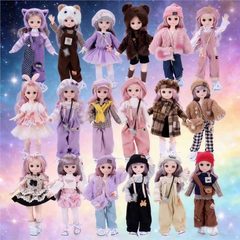 30CM Beautiful Makeup Doll Toy - Makeup Beauty House ulasan dan harga
